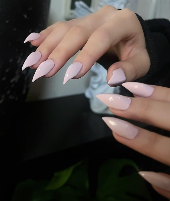 Handmade Pink Dragon Claw Press-on Nails: Party Nail Art - Etsy