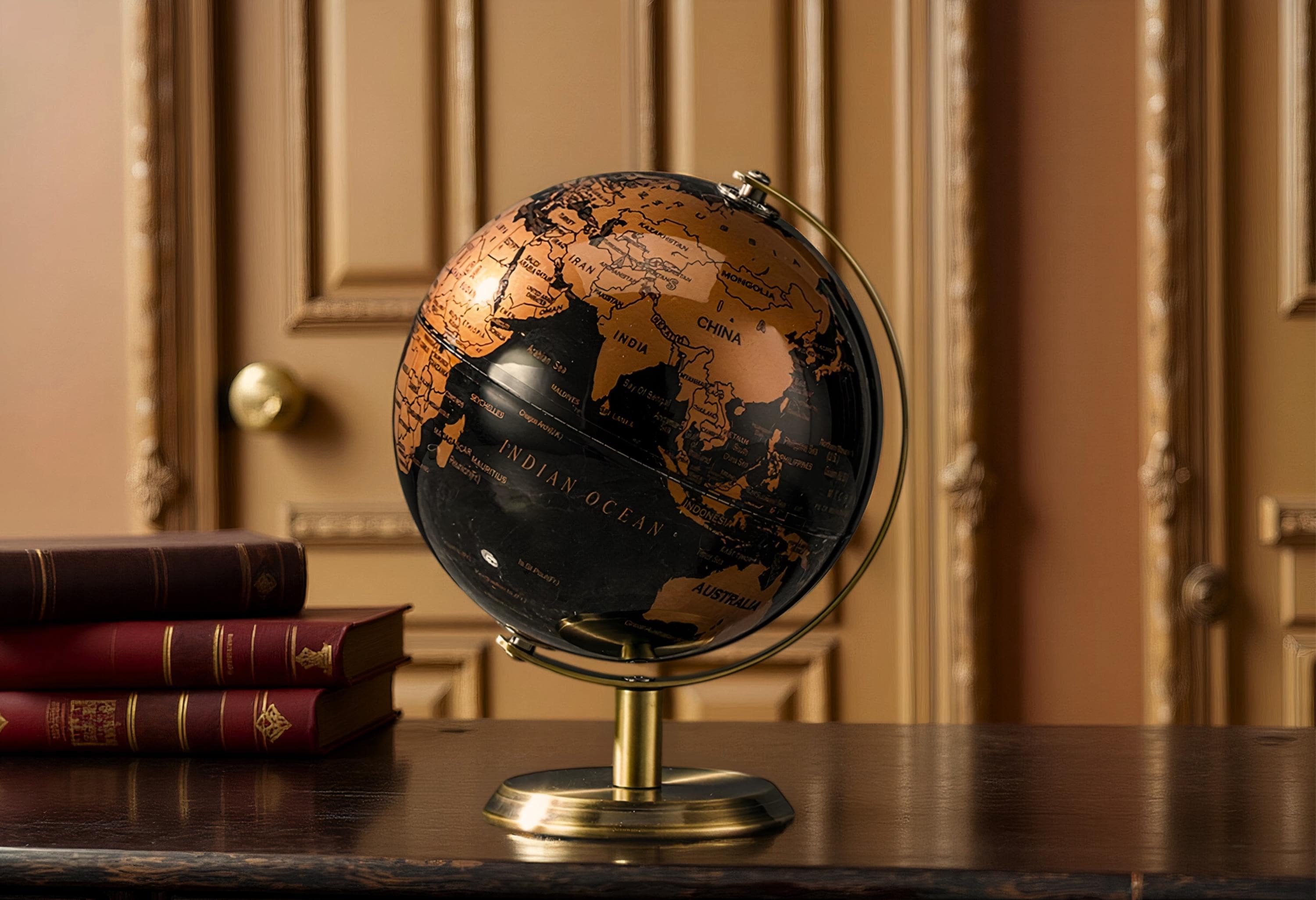 Gold Stand Globe - Etsy, image size:3000x2052