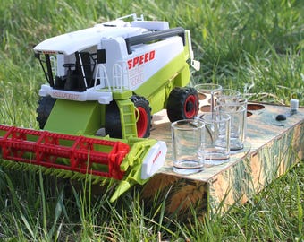 Automatischer Whisky-Spender für den Landwirt-Papa, Mähdrescher-Schnapsausgießer – das perfekte Geschenk für die Hausbar