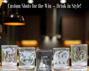 Copos de shot personalizados – Copos personalizados de 50ml para aniversário de 21 anos e lembrancinhas de festa, presente de aniversário adulto perfeito para ele ou ela