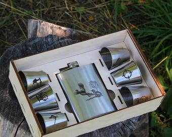 Personalisierte Metall-Schnapsgläser, individuell gravierte 100-ml-Becher, Jagd- und Campinggeschenk für ihn, Trauzeugen- oder Logo-Set