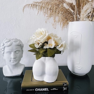 Booty Vase • ästhetisch • Woman • Minimalistisch • Zeitlos • abstrakt • Trockenblumen o Pinselhalter • Geschenkidee • Po • Frauenkörper