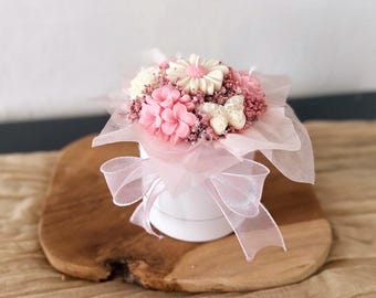 Candle bouquet • medium bouquet • rapeseed wax • candles • flower • flowers • bouquet • aesthetic • gift idea • wedding • pink