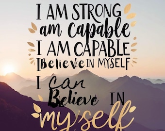 Selbstgesprächs Affirmationen für Innere Stärke