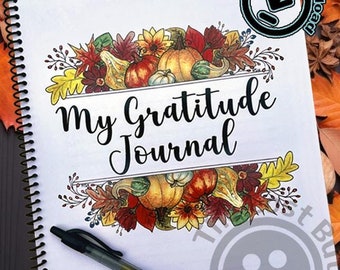 5-Minute Gratitude Journal: Daily Mindfulness Planner (Digital Download) PDF