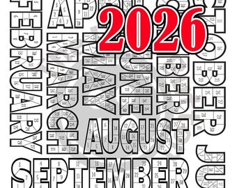 Suivi des habitudes de coloriage 2026 : calendrier d'entraînement physique de 365 jours (téléchargement numérique) PDF imprimable