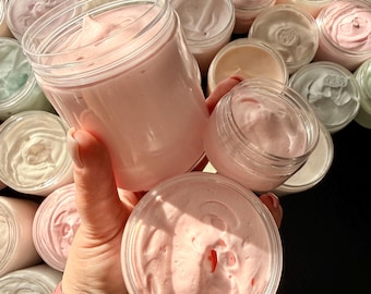 Double Whipped Body Butter – Coconut Free Formula - Multiple Sizes & Scents To Choose From
