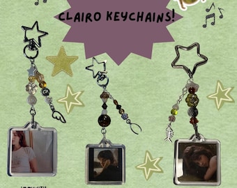 ¡Llaveros del álbum Clairo!