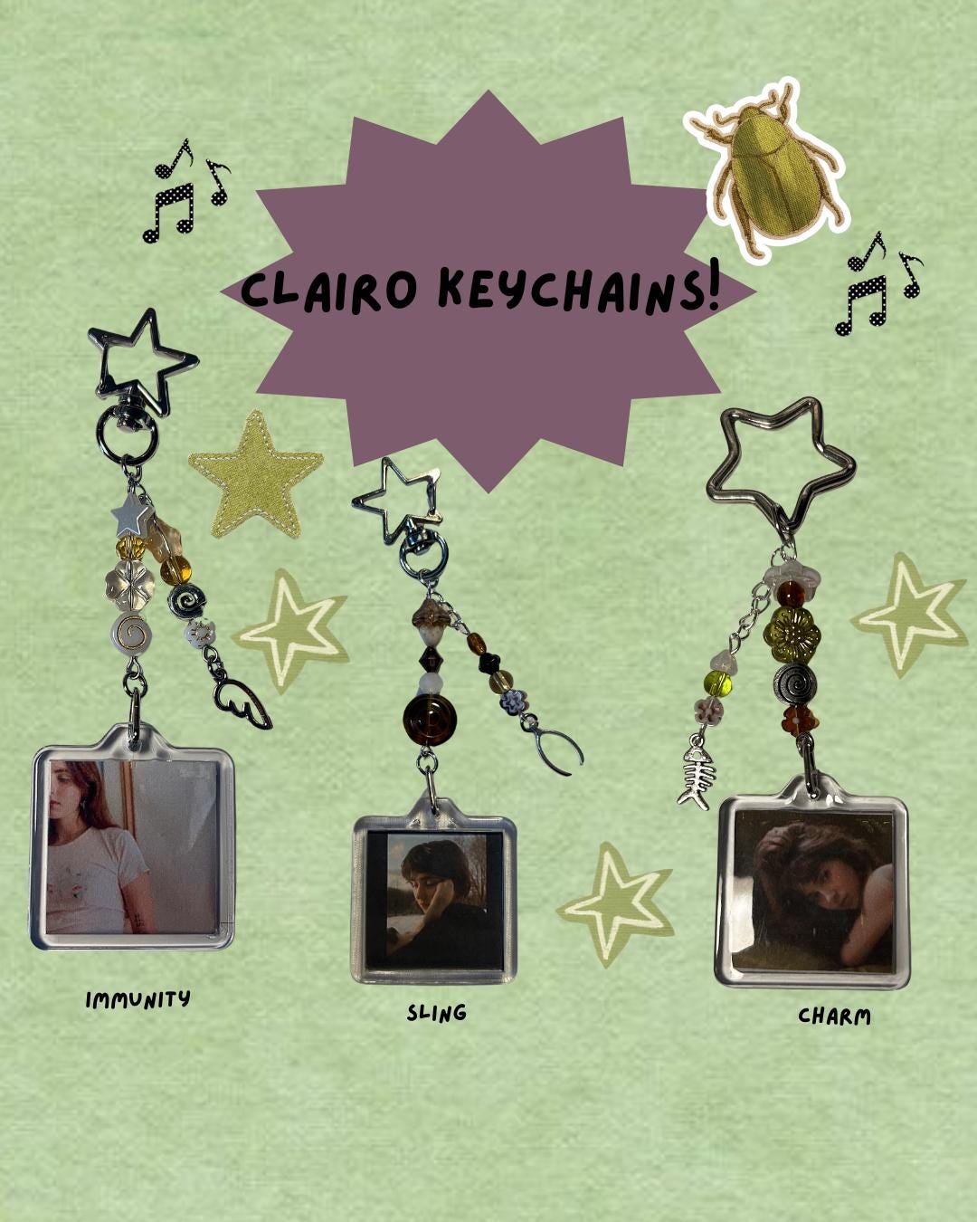 Clairo Album Keychains ! - Etsy