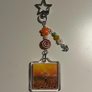 tyler, the creator flower boy album keychain