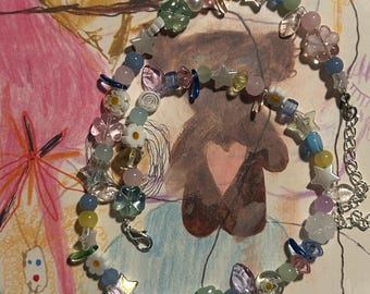 Collar de cuentas inspirado en Beabadoobee Beatopia