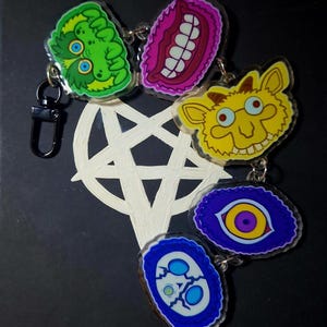 Lords in Black starkid linked acrylic charms