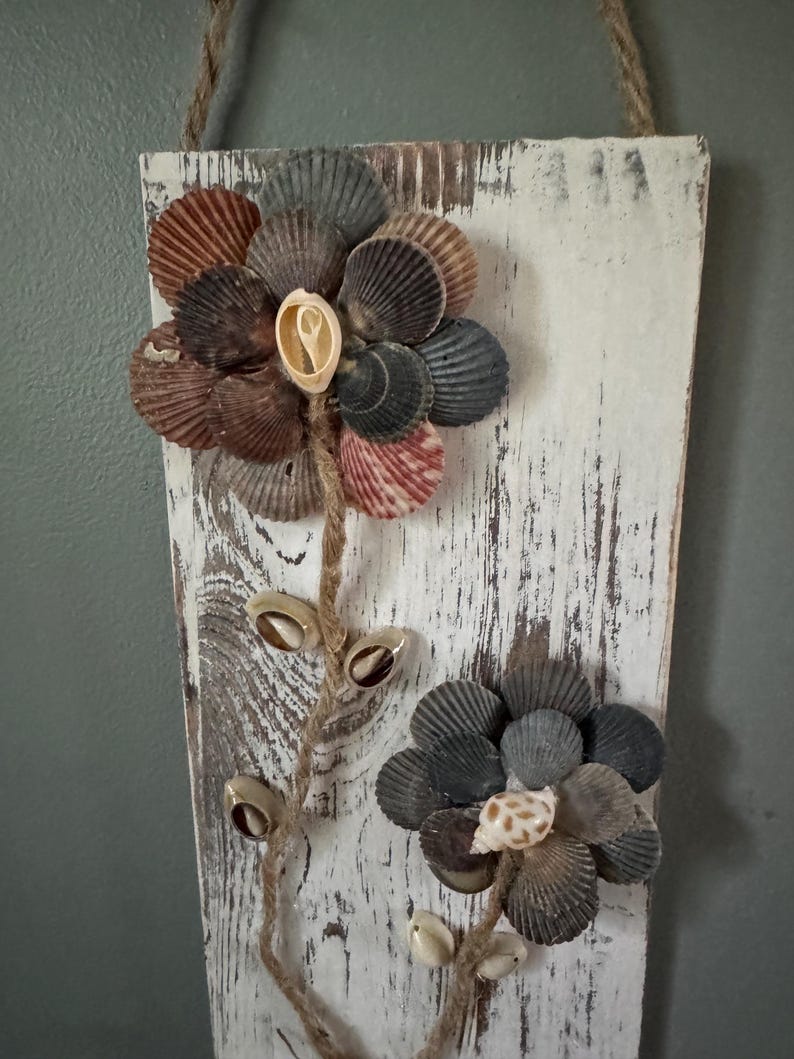 Seashell Flower Decor - Etsy