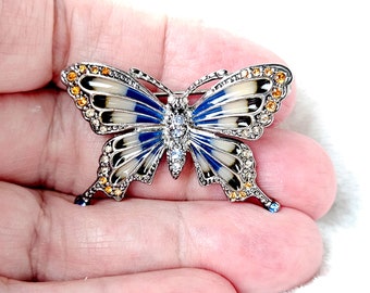 Vintage Monet Butterfly Brooch