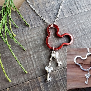 Mickey Mouse Necklace: Mouse Keys, Steel or SP Chain, Fandom Cosplay