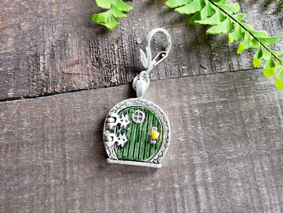 Fairy Door Locket Clip: Mythical Car Charm, Bag Charm - Etsy