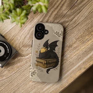 Fantasy Dragon Phone Case for Book Lovers, Fantasy Reader Phone case for IPhone Samsung Google pixel