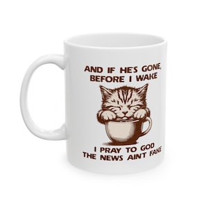 Sarcastic Anti-Trump Coffee Mug: Funny Liberal Cat Mug, Resistance Anti Trumpism Gift image 12