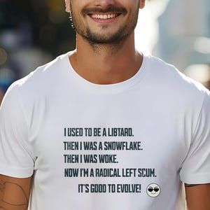Radical Left Liberal Tshirt, Leftist FDT shirt, Liberal Resistance Tee, Comfort Colors Anti Maga Activist Shirt image 3