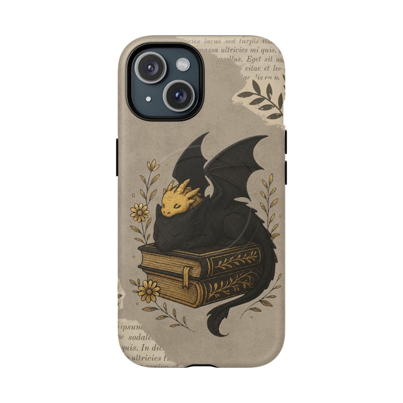 Fantasy Dragon MagSafe Phone Case for Book Lovers, Fantasy Reader Phone case, MagSafe case for iPhone 17 16 15 14 13 image 4