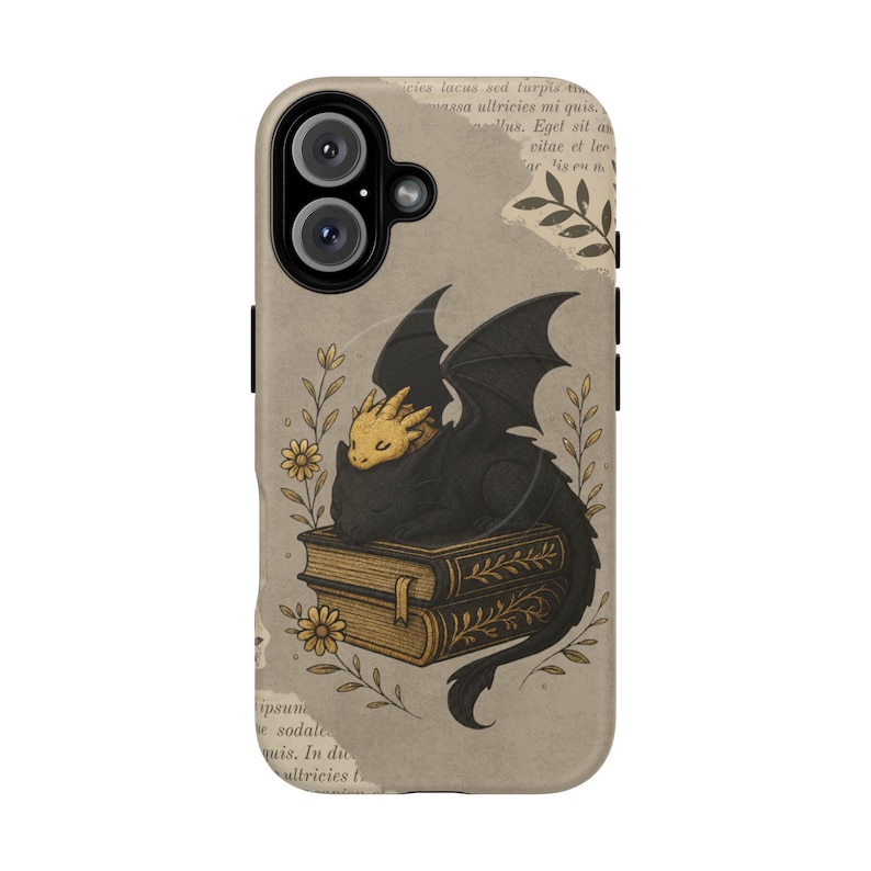 Fantasy Dragon MagSafe Phone Case for Book Lovers, Fantasy Reader Phone case, MagSafe case for iPhone 17 16 15 14 13 image 9
