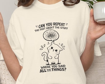 ADHD Humor Tshirt, Neurovielfalt Shirt, Katze Tshirt