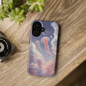 Jellyfish Phone Case, Ocean Theme Phone Cover, Sea Creature Protective Phone Case, Jellyfish Case for IPhone, Samsung, Google Pixel