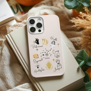 Niestandardowe etui na telefon ze znakiem zodiaku, etui na telefon ze znakiem zodiaku, etui niebiańskie na iPhone'a Samsunga, etui na telefon astrologiczny, iPhone16, Samsung S25