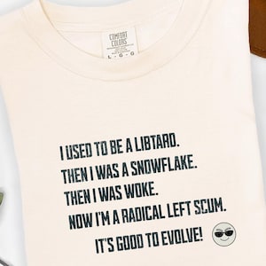 Radical Left Liberal Tshirt, Leftist FDT shirt, Liberal Resistance Tee, Comfort Colors Anti Maga Activist Shirt image 1