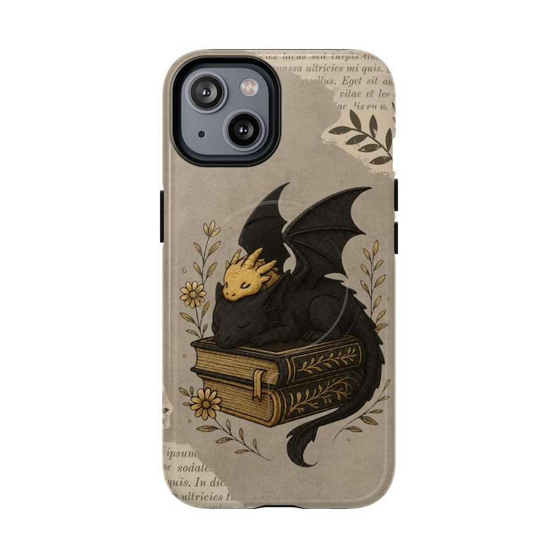 Fantasy Dragon MagSafe Phone Case for Book Lovers, Fantasy Reader Phone case, MagSafe case for iPhone 17 16 15 14 13 image 10