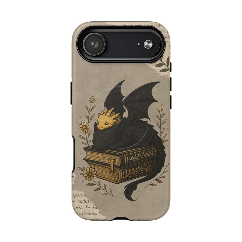 Fantasy Dragon MagSafe Phone Case for Book Lovers, Fantasy Reader Phone case, MagSafe case for iPhone 17 16 15 14 13 image 14