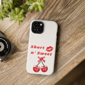 Short and Sweet Magnetic Phone Case, iPhone Case, Cute Phone Case, Protective Phone Shell, Cute Phone Accessory, iPhone 16 pro max