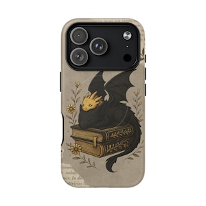 Fantasy Dragon MagSafe Phone Case for Book Lovers, Fantasy Reader Phone case, MagSafe case for iPhone 17 16 15 14 13 image 15