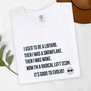 Radical Left Liberal Tshirt, Leftist FDT shirt, Liberal Resistance Tee, Comfort Colors Anti Maga Activist Shirt image 5