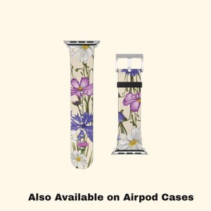 Wildflower Apple Watch Band: Floral Meadow Design