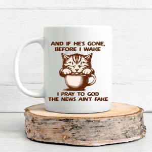 Sarcastic Anti-Trump Coffee Mug: Funny Liberal Cat Mug, Resistance Anti Trumpism Gift image 4