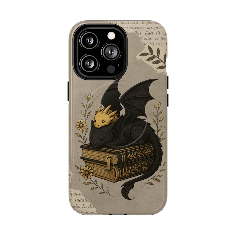 Fantasy Dragon MagSafe Phone Case for Book Lovers, Fantasy Reader Phone case, MagSafe case for iPhone 17 16 15 14 13 image 16