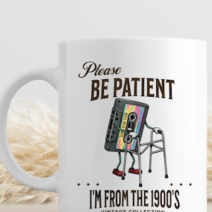 Funny Retro Cassette Coffee Mug: 1900s Nostalgia Gift