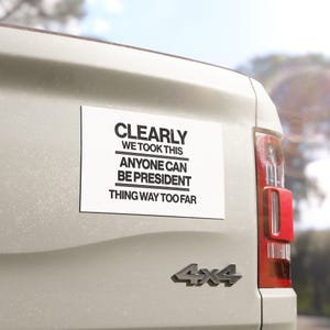 Anti Trump Car Magnet, Resistance Anti Trump Car Magnet, Bumper Magnet, Not My President Car Magnet