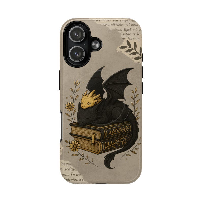 Fantasy Dragon MagSafe Phone Case for Book Lovers, Fantasy Reader Phone case, MagSafe case for iPhone 17 16 15 14 13 image 13