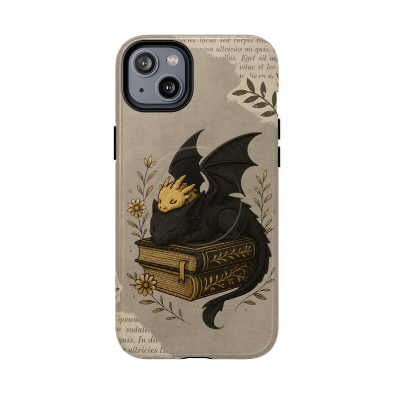 Fantasy Dragon MagSafe Phone Case for Book Lovers, Fantasy Reader Phone case, MagSafe case for iPhone 17 16 15 14 13 image 11