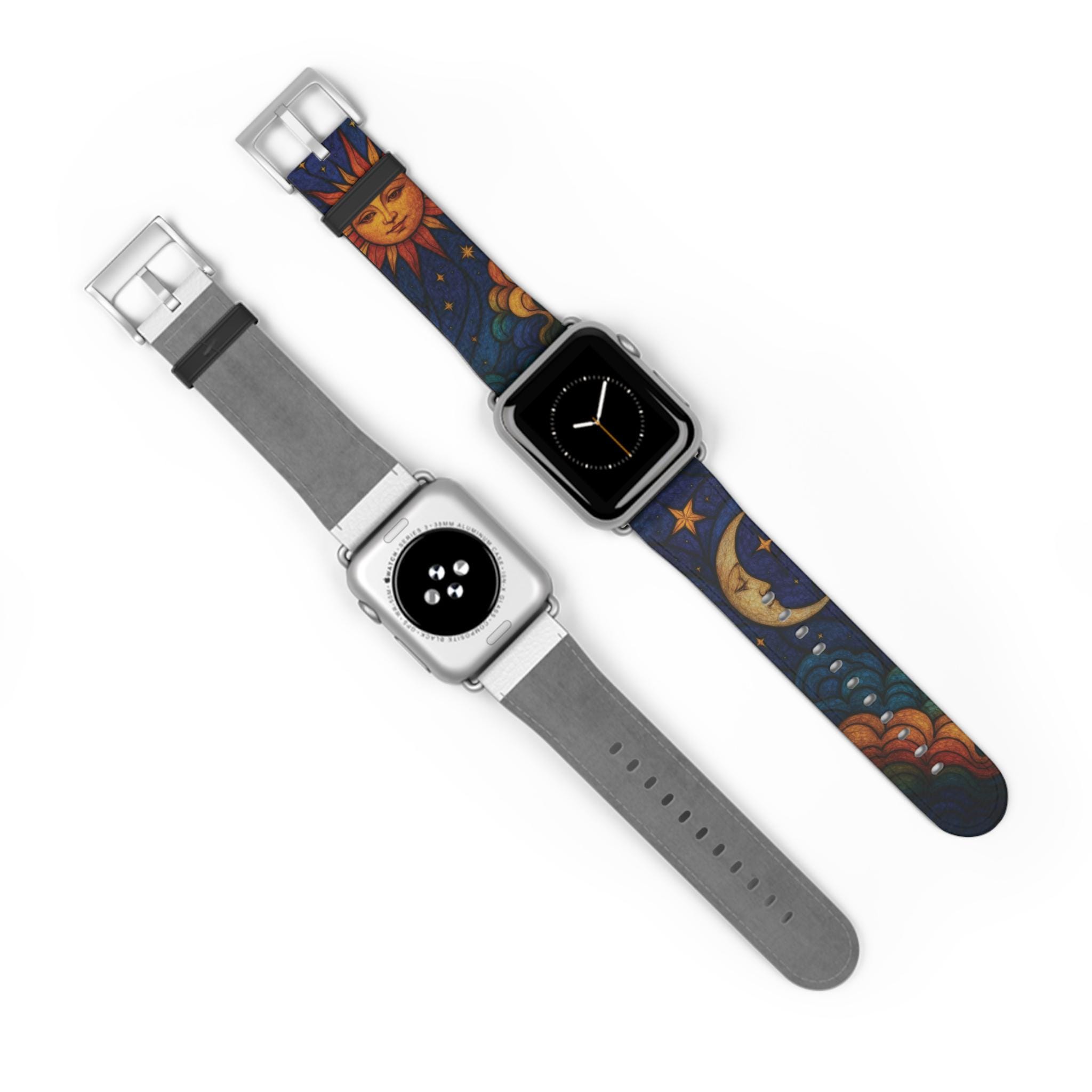 Celestial Sun and Moon Apple Watch Band: Stained Glass  display picture 1