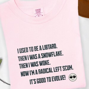 Radical Left Liberal Tshirt, Leftist FDT shirt, Liberal Resistance Tee, Comfort Colors Anti Maga Activist Shirt image 6