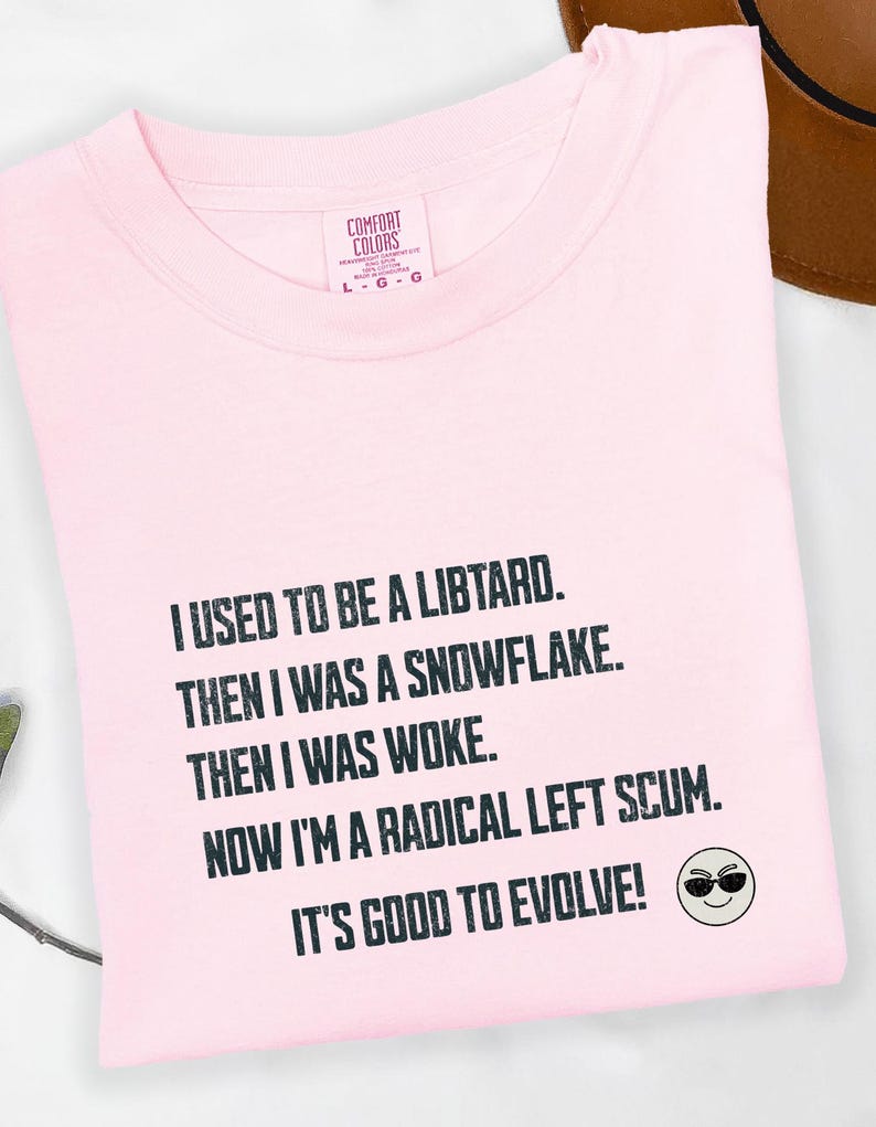 Radical Left Liberal Tshirt, Leftist FDT shirt, Liberal Resistance Tee, Comfort Colors Anti Maga Activist Shirt image 6