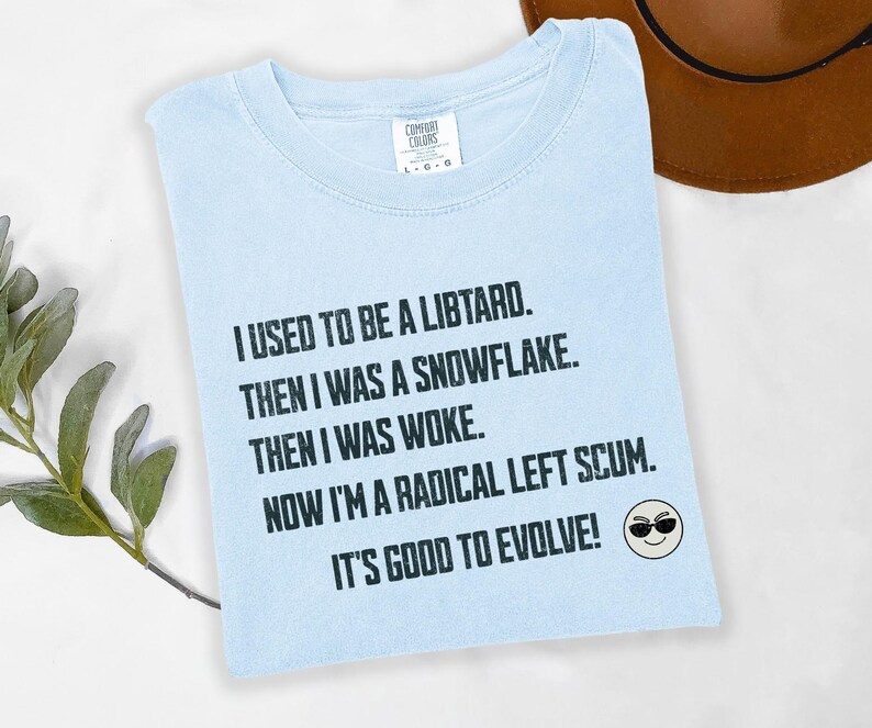Radical Left Liberal Tshirt, Leftist FDT shirt, Liberal Resistance Tee, Comfort Colors Anti Maga Activist Shirt image 4