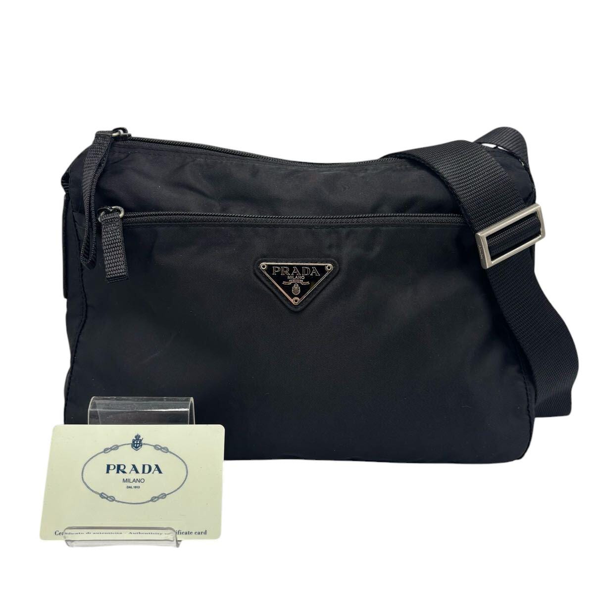 バッグ 90s PRADA SPORT NYLON SHOULDER BODY BAG Prada Tessuto Nylon Shoulder Bag - Black Shoulder Bags