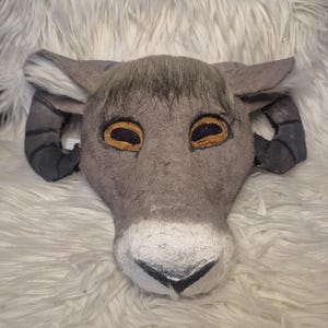 Therian mask fully lined (was a personal mask so quality maybe different from a premade)