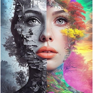 Enchanting Rainbow 1000 Piece Jigsaw Puzzle with Tin