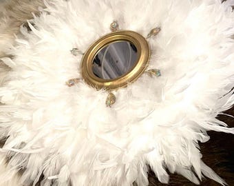 JujuHat - Decorative Mirror, Feather Mirror