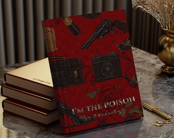 Cuaderno rojo de Femme Fatale: diario de una jefa empoderada, cuaderno de tapa dura, regalo para amigas, cuaderno de tapa dura, diario para mamá e hija.